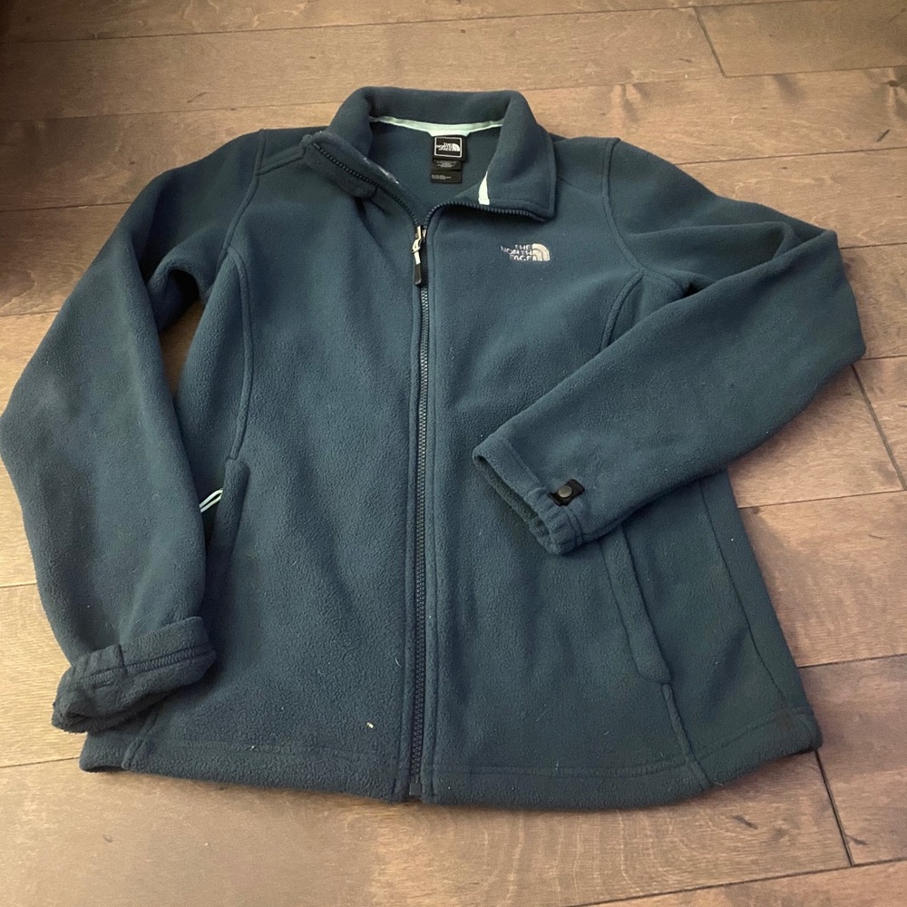 Teal The North Face jacket
